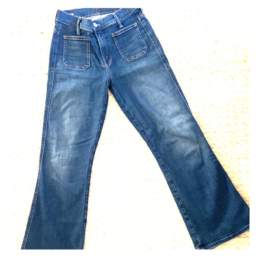 MOTHER PATCH SLACKER CROP